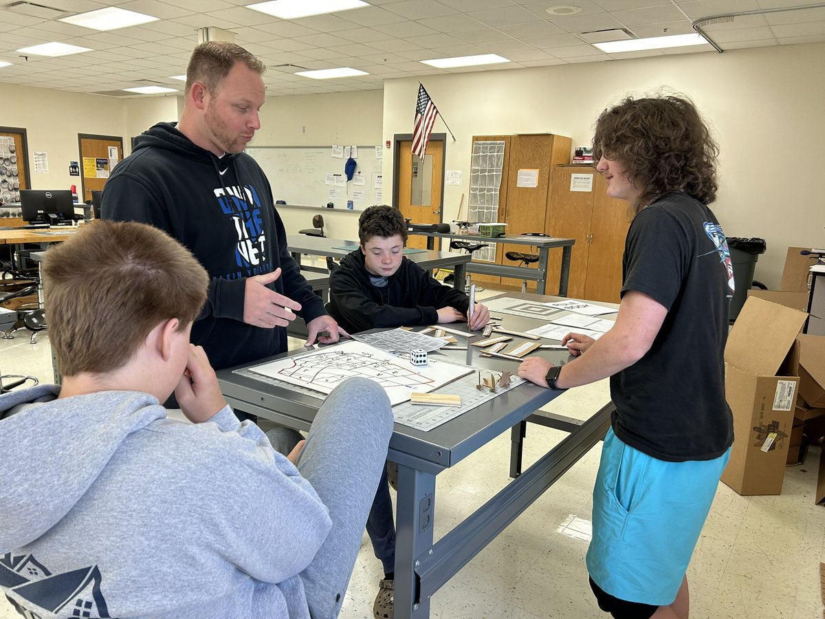 EMS Engineering Students collaborated to create a game that included a rubric and peer assessment. #authenticlearning