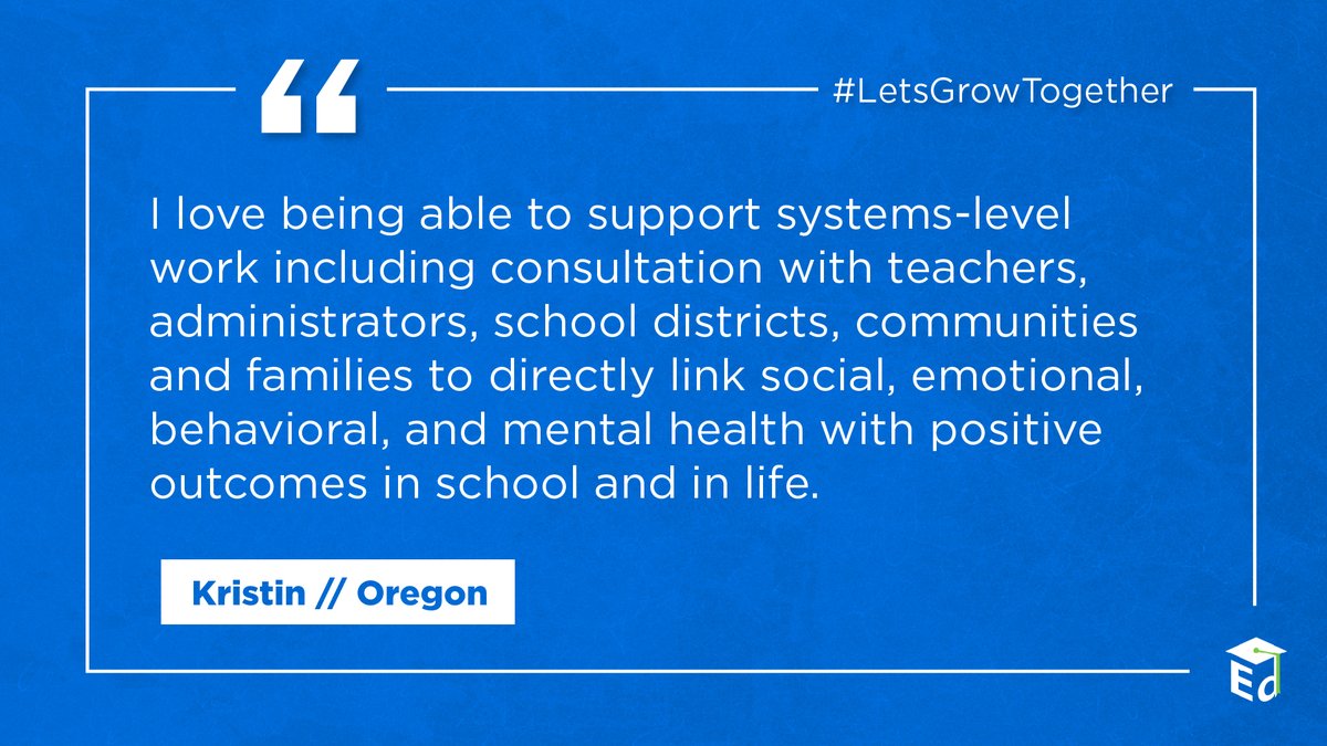 This #NationalSchoolPsychologyWeek, we asked school psychologists from across the country:
What do you love about being a school psychologist?

Here's what they shared with us 💬

#SchoolPsychWeek #LetsGrowTogether