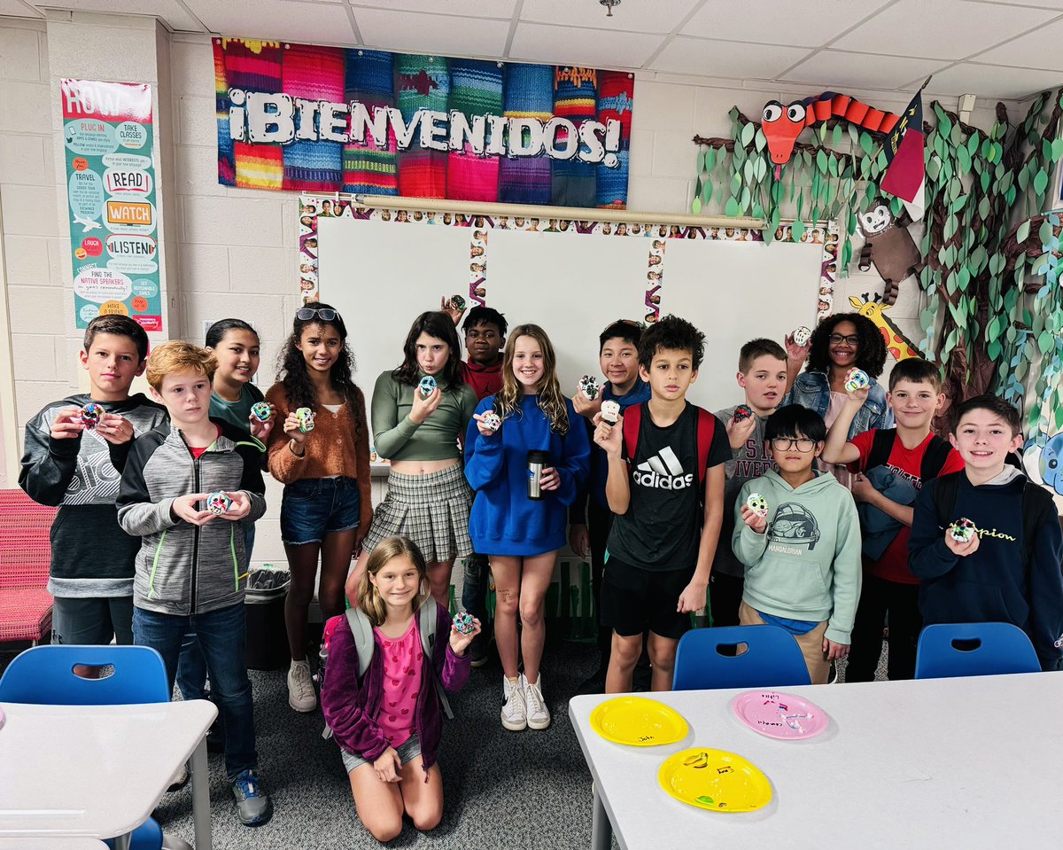 Señor Vega (@ronnyareth) on Twitter photo Making sugar skulls was fun and kids enjoyed it but nothing compares to how happy they got when was time to eat them #DiaDeMuertos <a href="/eastcarymiddle/">East Cary Magnet Middle School</a> <a href="/Ndavis615/">Dr. Nikia Davis</a> <a href="/ParticipateLrng/">Participate Learning</a> Making sugar skulls was fun and kids enjoyed it but nothing compares to how happy they got when was time to eat them #DiaDeMuertos <a href="/eastcarymiddle/">East Cary Magnet Middle School</a> <a href="/Ndavis615/">Dr. Nikia Davis</a> <a href="/ParticipateLrng/">Participate Learning</a>