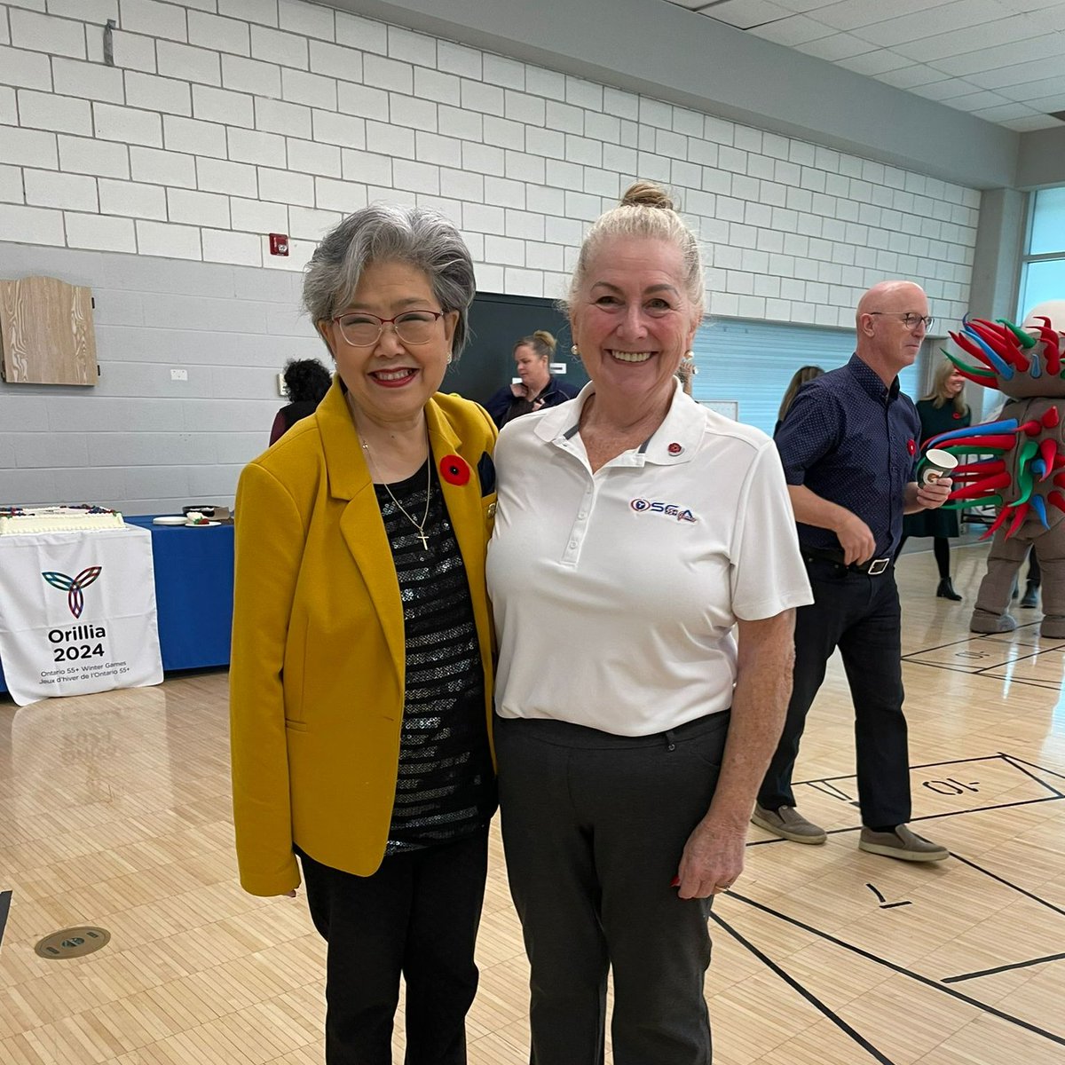 Honoured to join Minister <a href="/JillDunlop1/">Jill Dunlop</a> &amp;Mayor Donald Mcisaac, representing Minister <a href="/RaymondChoPC/">Raymond Cho</a> in Orillia as we kick off the countdown to the 55+ Winter Games, just 100 days away! 
Kudos to <a href="/cityoforillia/">City of Orillia</a> for supporting fitness, health, and social connections for older adults.