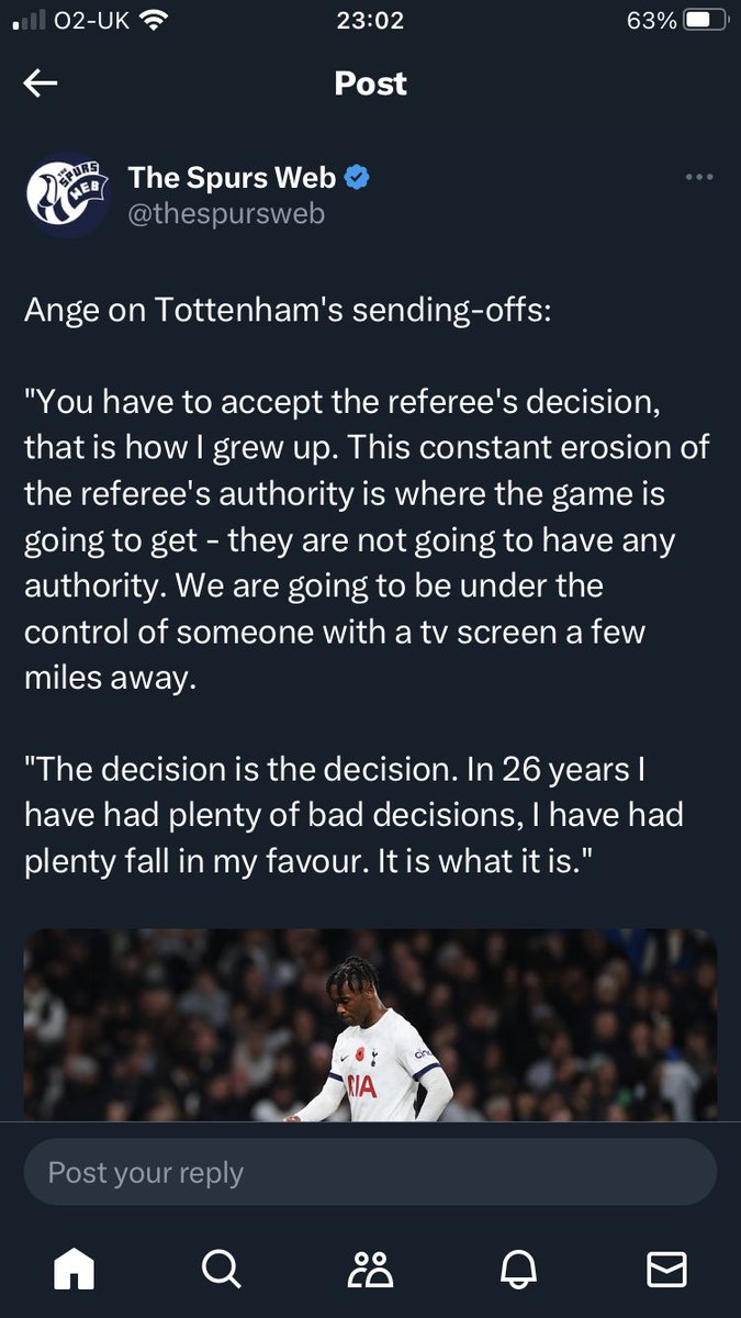 aclarky82's tweet photo. @OpinionsHotspur Here’s what he said! https://t.co/HUEkbUws99