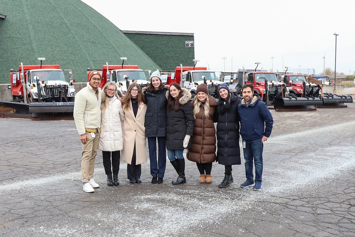 erynnsally's tweet photo. Vaughan is READY for winter! We had a fun morning live on @weathernetwork talking about our upcoming seasonal operations. From plowing and salting, to windrow-clearing and much more, our Public Works crews are prepared to take on anything Mother Nature throws our way! ❄️ ⛄️ https://t.co/HhpvkS7Bxb