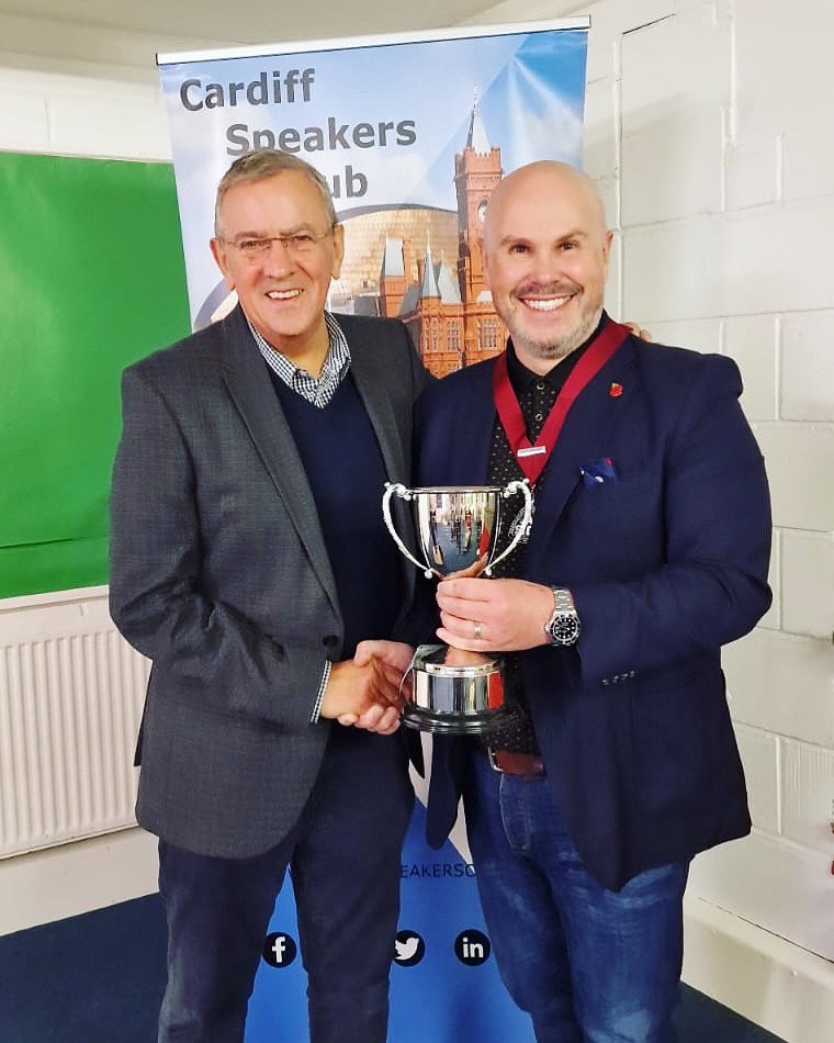 🎉 Congratulations to Rob Parsons for an incredible win at the Cardiff Speakers Club annual speech contest this past Thursday evening! 🏆👏 Your speech was truly captivating, and your talent shines bright. Keep inspiring us with your words! 🗣️💫 #asc
