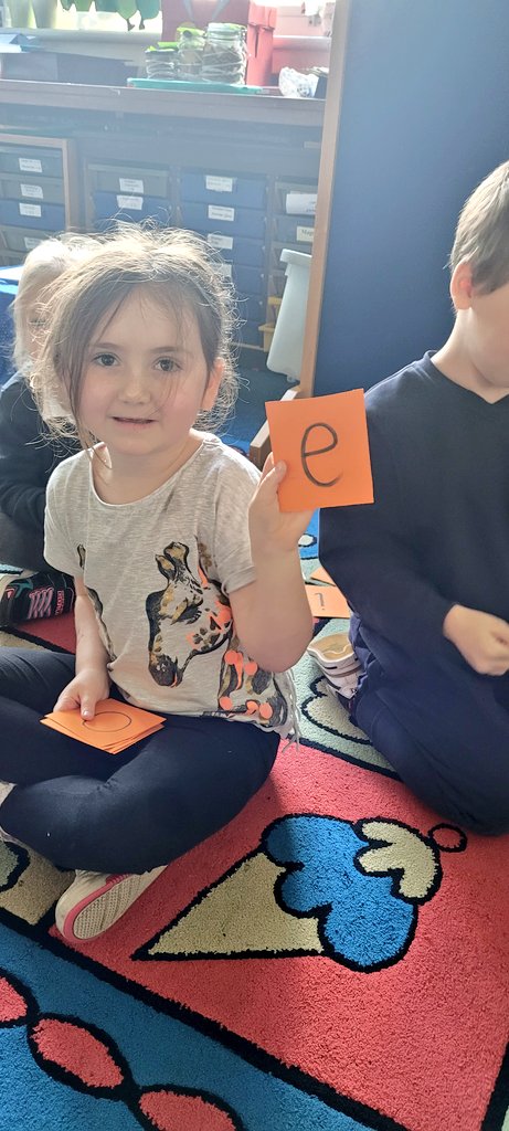 MrsTCaterpillar's tweet photo. Some of the P2s enjoyed a fun phonics game this morning. They each had a set of cards with the 5 different vowel sounds a,e,i,o and u. I showed them a cvc picture card and they had to try and identify the middle sound π€β#Blending #FunWithPhonics @MorayPS https://t.co/C1ehHugUgk