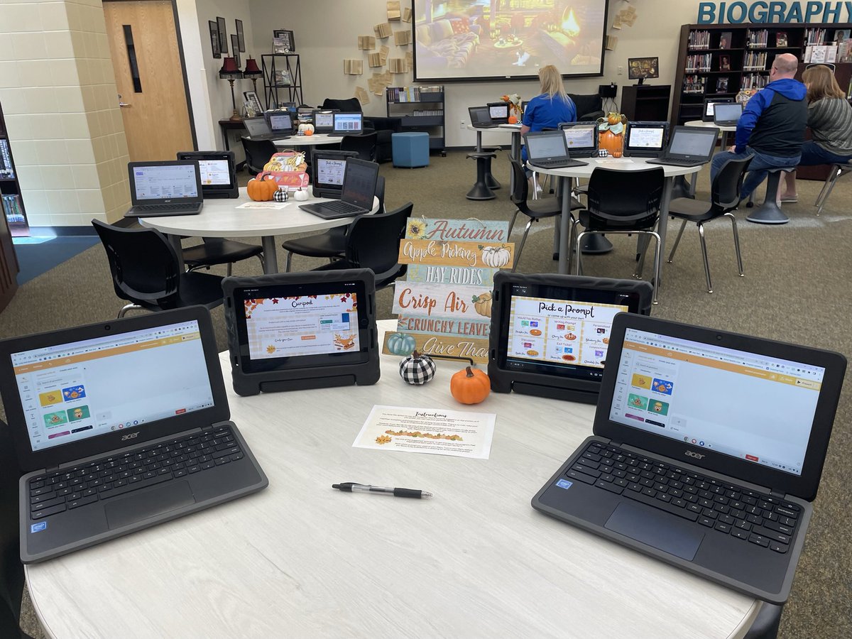 baconedtech's tweet image. @cobb_cyclones are #ThankfulforTech! We explored AI tools such as @curipodofficial @briskteaching @quizizz @magicschoolai @chatgptchatgpt @CanvaEdu , ate pie, and made friendship bracelets! Thanks to everyone who attended! @FriscoISDTech