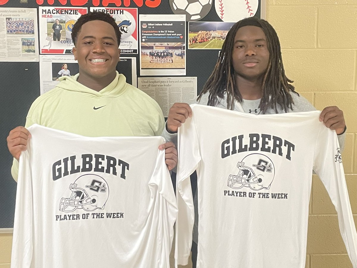 Congrats to our Lake Murray Mosquito Players of the Week! <a href="/kennharm/">Kennedy Harmon</a> with OL High Grade &amp; <a href="/KelvinBlackwell/">Kelvin Blackwell</a> for 8 tackles on the DL. <a href="/gilbert_indians/">Gilbert Indians Football</a> #IndianPride