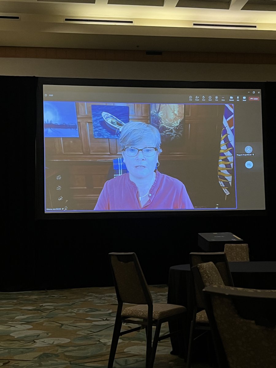 CleanEnergyBC's tweet photo. CEBC extends a very warm thank you to Honourable Josie Osborne for her virtual keynote address at the First Nations Energy Summit today.
#cleanenergy #cleanenergyconference #cleanenergybc https://t.co/9fVcdVCRe1