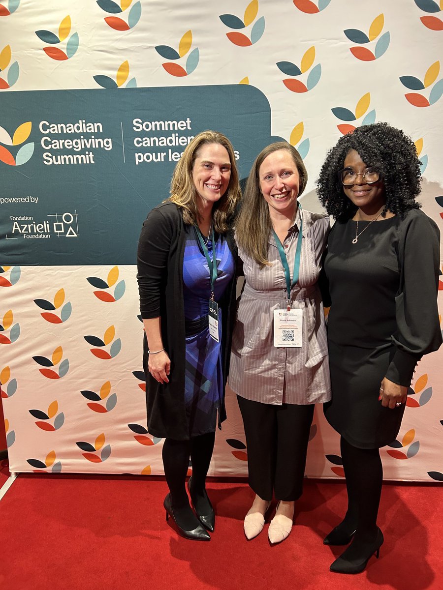 ⁦<a href="/QueensUHealth/">Queen's Health Sciences</a>⁩ ⁦@QueensSRT⁩ researchers at #cccesummit2023 using research to inform conversations for a national caregiving strategy ⁦<a href="/A_Fakolade_PhD/">Afolasade Fakolade</a>⁩ ⁦<a href="/nicole_bobbette/">Nicole bobbette</a>⁩  ⁦<a href="/_BeyondServices/">Beyond Services</a>⁩ ⁦<a href="/queensuResearch/">Research@Queen's University</a>⁩