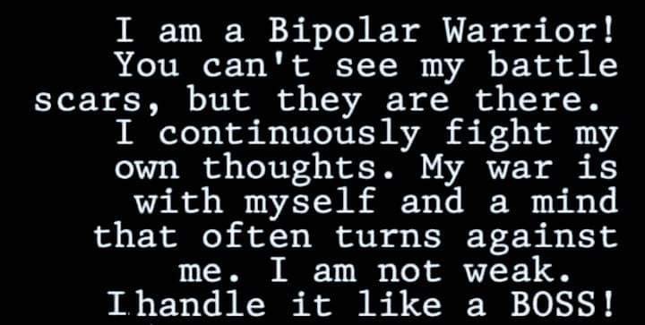 #BipolarClub #Bipolar #BipolarWarrior #MentalHealthMatters #MentalHealthMonday #LikeABoss #ItsOkayNotToBeOkay