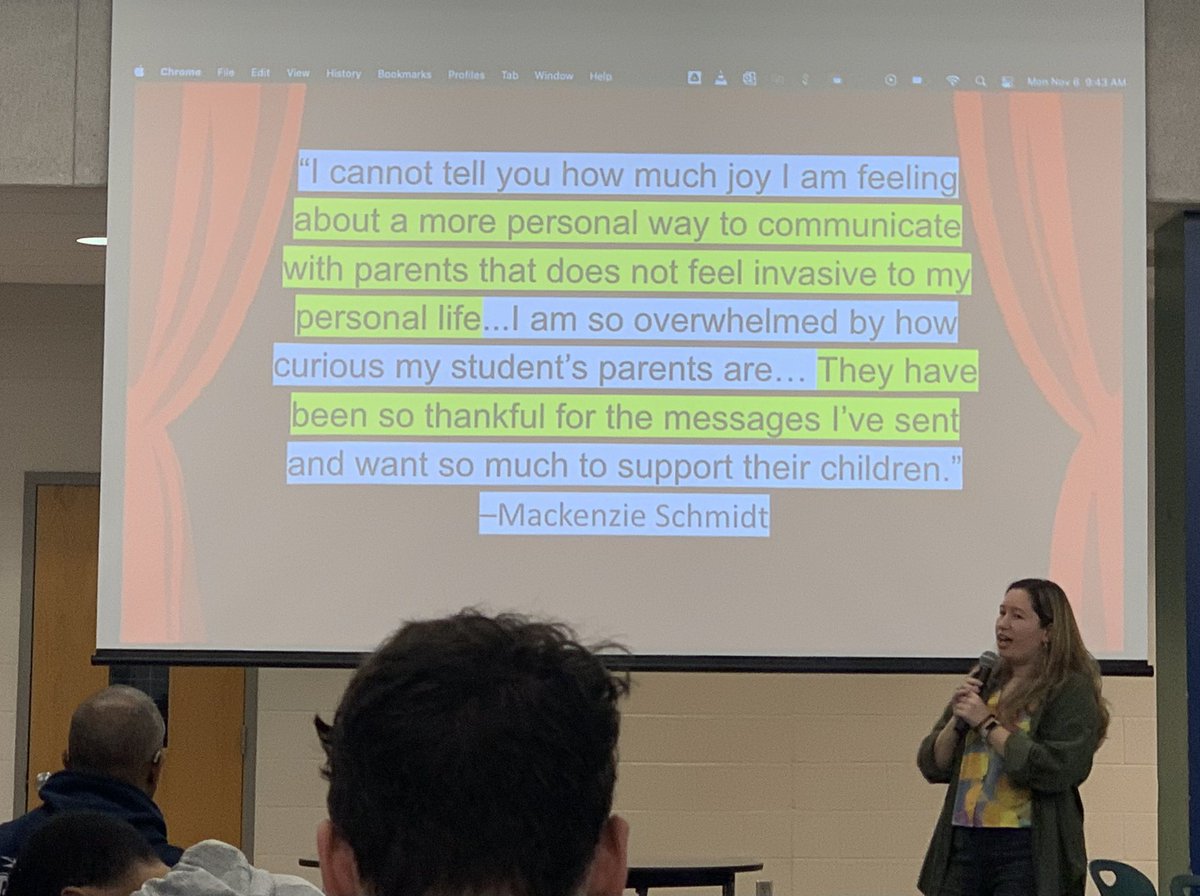 So inspired by our teacher led PD sessions today and this quote from a teacher using Talking Points 🫶🏼 #SLHS