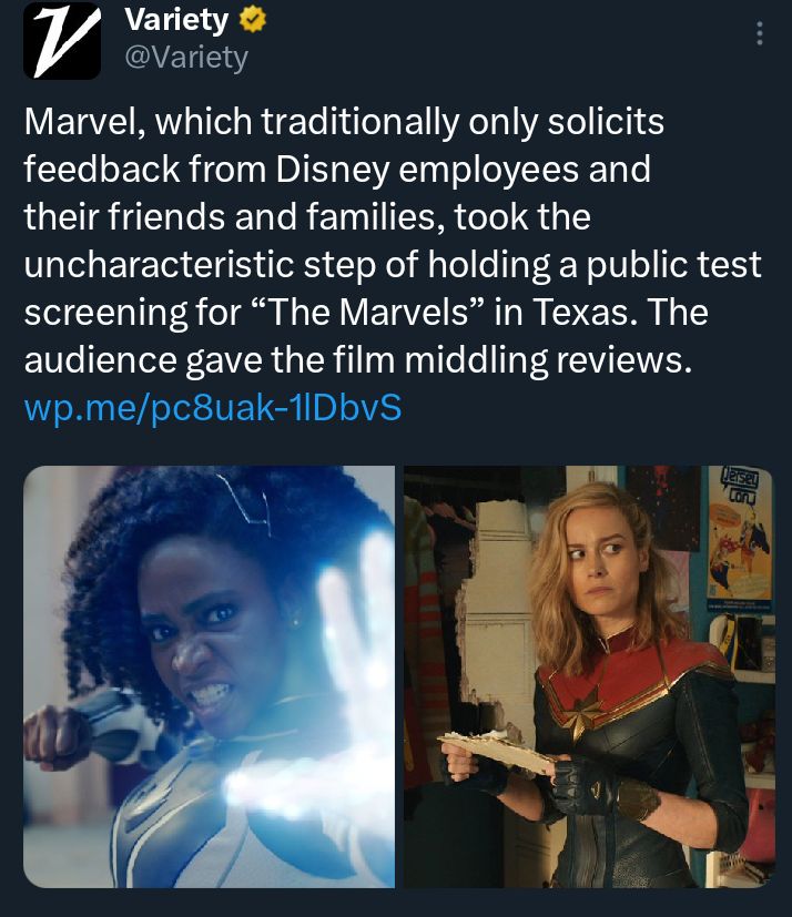 The Marvels Reviews Are 'Middling' from Public Screening (Report)