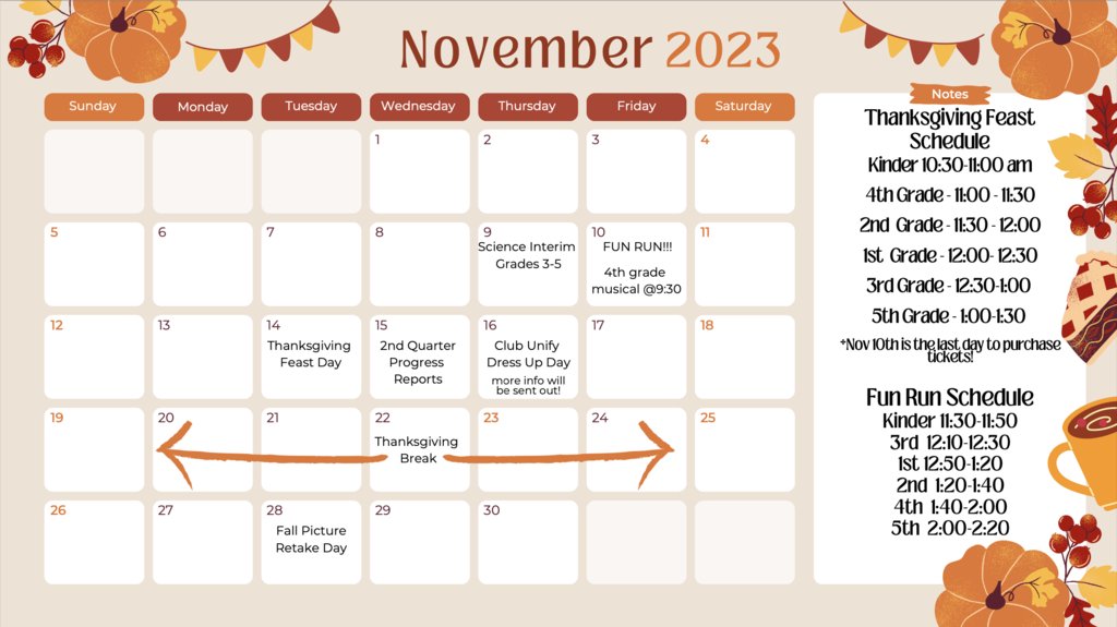 Check out what's happening in November!
