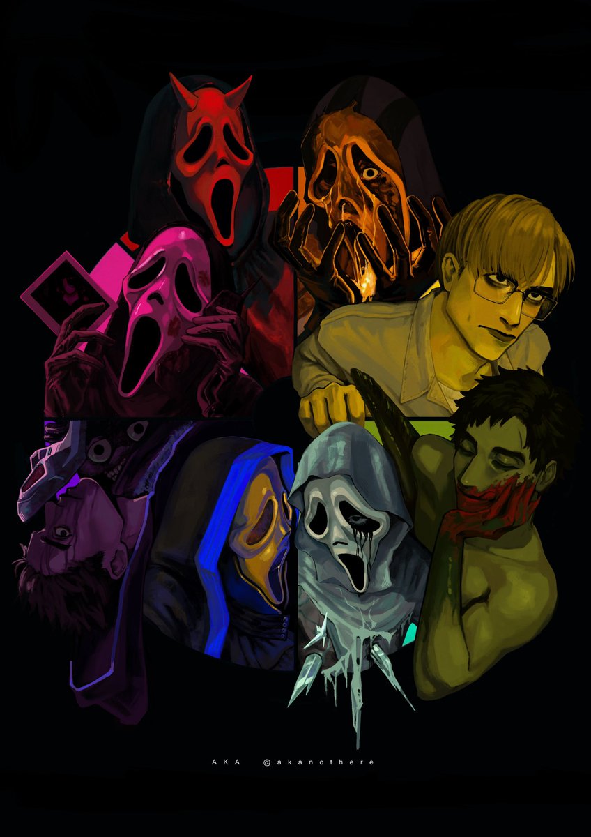 The Ghost Face colour wheel challenge

#dbdfanart #Ghostface #DeadbyDaylight