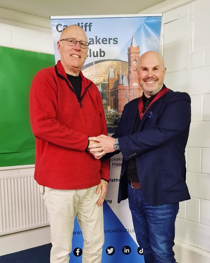 A big round of applause to David Palmer for his impressive performance as the runner-up in last Thursday’s annual speech competition at Cardiff Speakers Club! 🥈🗣️ Your passion and dedication are truly commendable. Keep up the fantastic work! 💪🌟 #SpeechCompetition #asc