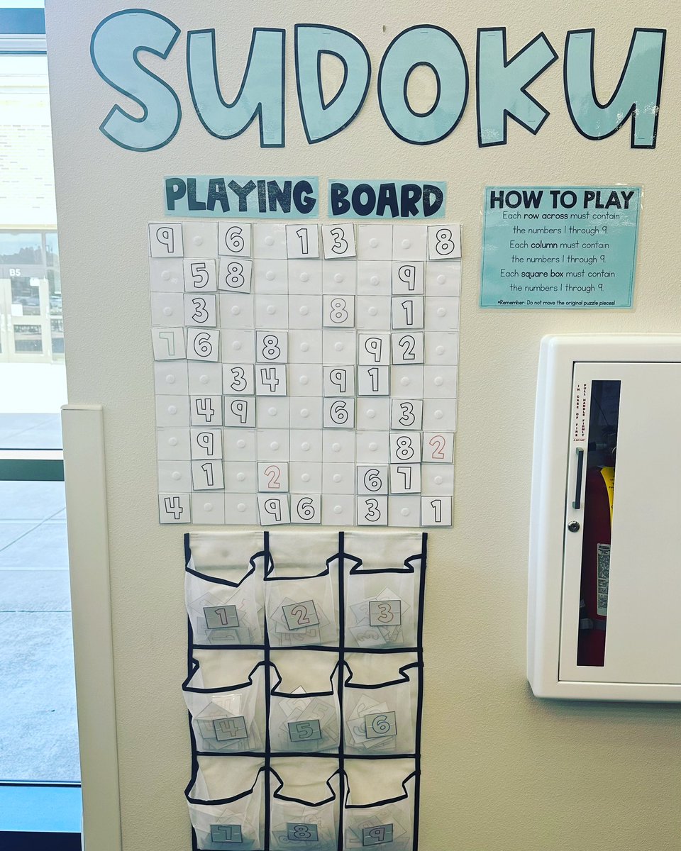 Beth Holden (@holden_reads) on Twitter photo Head on over to the <a href="/liscanoelem/">Liscano Elementary School</a> library to test out our new Sudoku station! #LiscanoProud <a href="/FISD_Libraries/">Frisco ISD Libraries</a> Head on over to the <a href="/liscanoelem/">Liscano Elementary School</a> library to test out our new Sudoku station! #LiscanoProud <a href="/FISD_Libraries/">Frisco ISD Libraries</a>