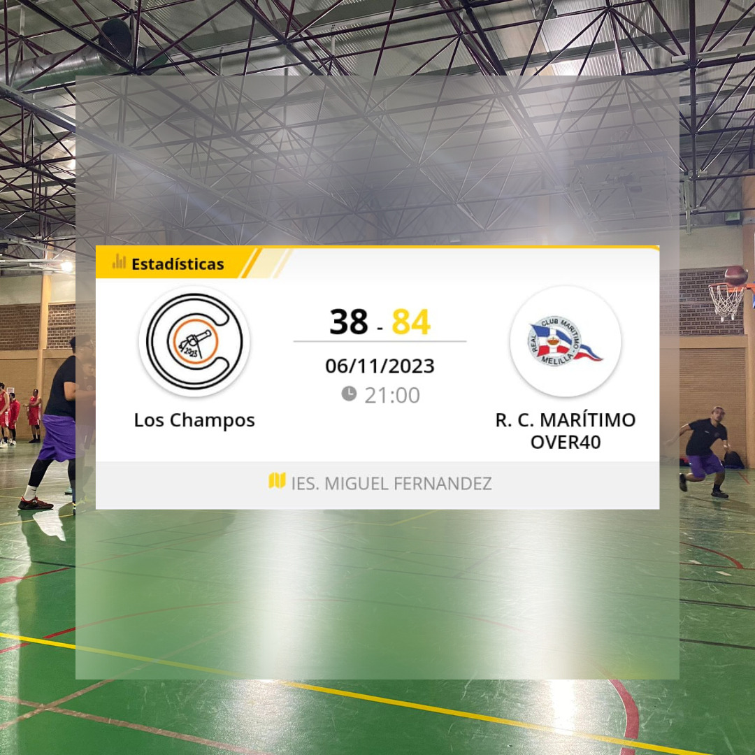 No pudo ser. El primer partido de liga se lo lleva el RCMM (over 40) 38-84. Nos vemos el domingo con la segunda jornada.