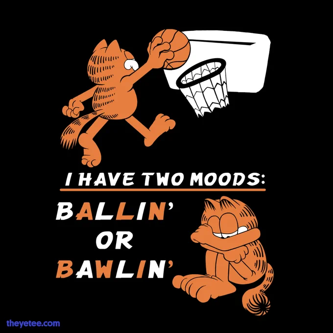 Inside you are two tabby cats. Designed by  #dailytees  