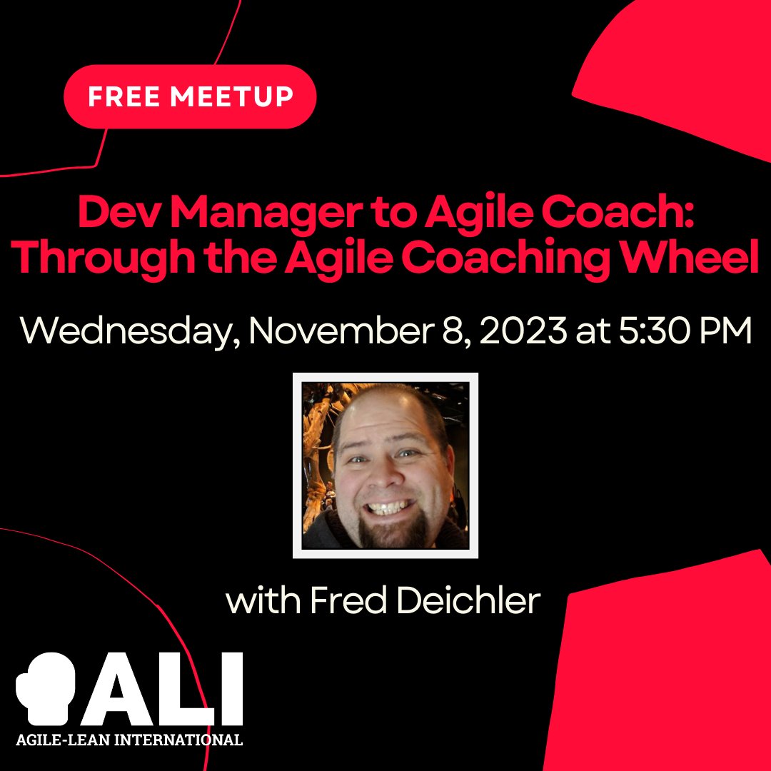 Join Fred Deichler as he recounts his transformative journey from Development Manager to Agile Coach, guided by a set of crucial competencies. Through the lens of the Agile Coaching Growth Wheel, 
Register Here: lnkd.in/eE-dJAW3 #AgileCoaching