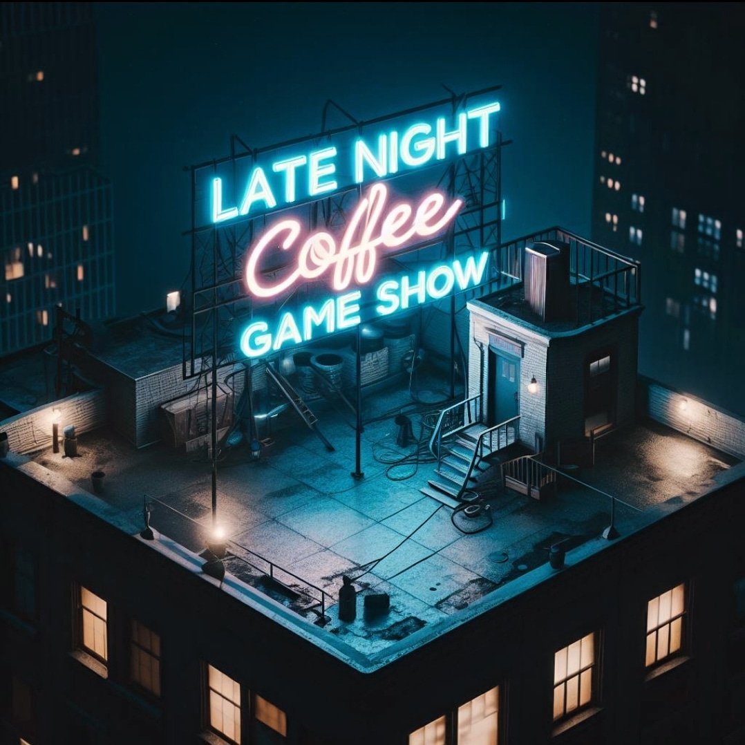 EddyMonStudio's tweet photo. @ThingsAboutTwit @MasterEddyBlox @Idkimboredl @Doggothefirst + 2 more
Welcome to Late Night Coffee Game Show
Hosted by @MasterEddyBlox 
Streamed on https://t.co/TwRMe8mye7
11/11/23 https://t.co/FbKarBSwrh