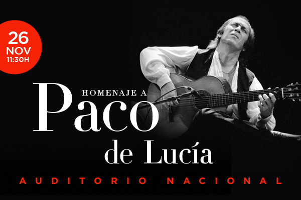 26 Nov at 11:30
Homenaje A Paco De Lucía - Alejandro Hurtado and Andrés Barrios
Auditorio Nacional (Madrid)
fundacionexcelentia.org/26112023-homen…
#FlamencoTickets #Madrid