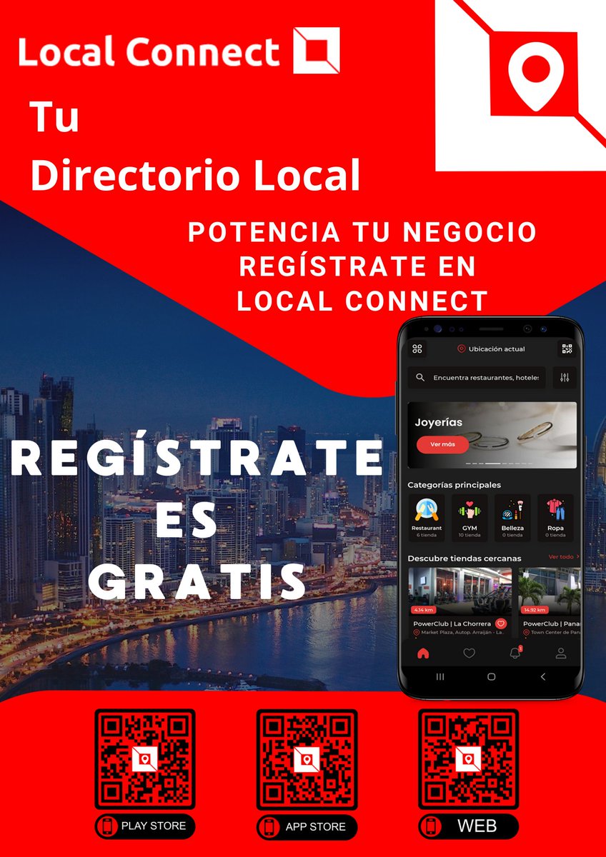 LocalConnectapp's tweet image. Potencia tu negocio local con Local Connet. Regístrate hoy y atrae más clientes. ¡Únete ahora! #LocalConnet #ÉxitoLocal
localconnect.online
