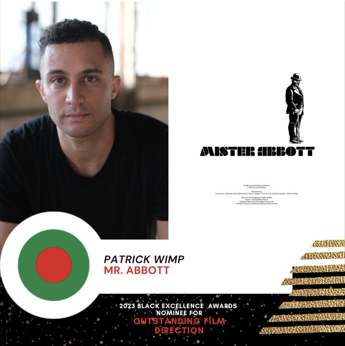 Congrats to IFA's community on their recent Black Excellence Awards nominations for Outstanding Film Direction:

🔸McKenzie Chinn for A REAL ONE
🔸Patrick Wimp for MISTER ABBOTT

Good luck to you on a well deserved nomination!
#ifachicago #blackexcellence #filmmakers #FilmTwitter
