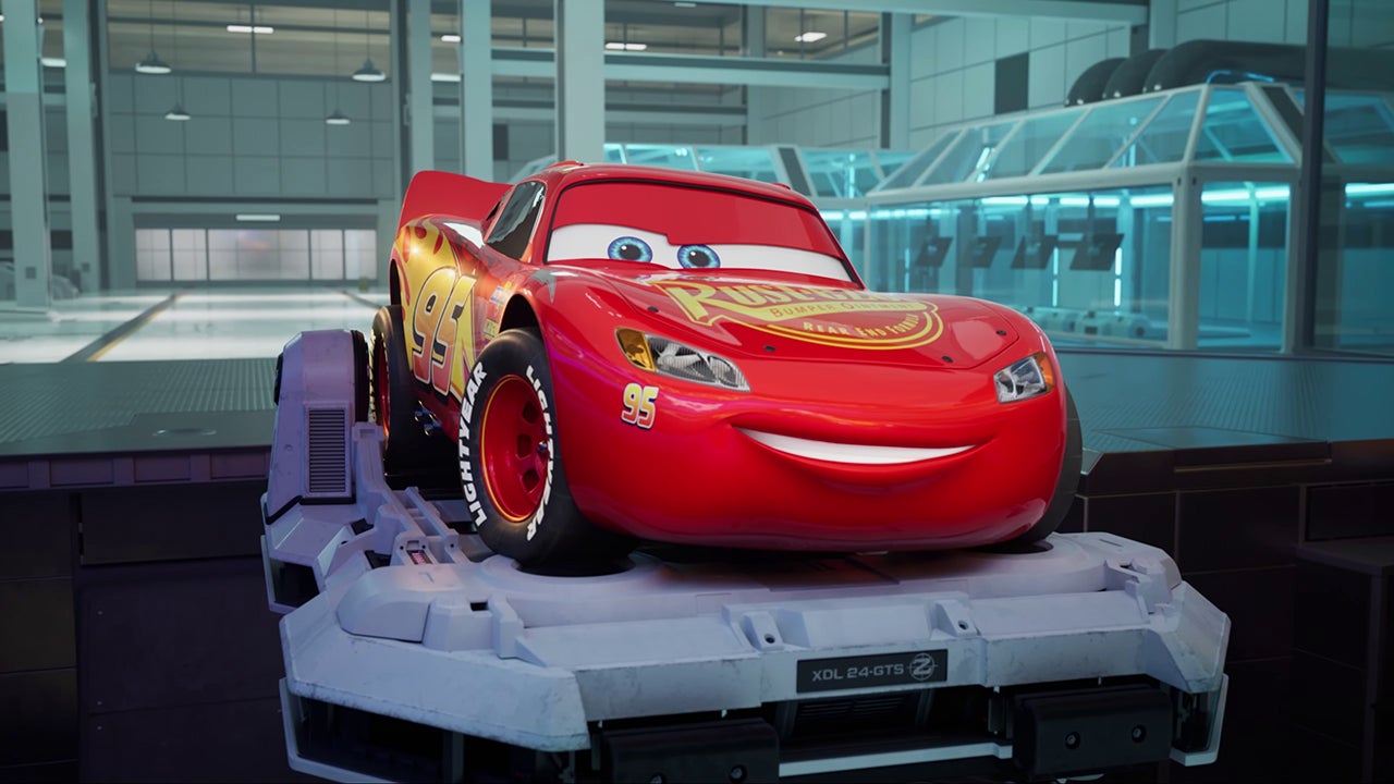 Lightning McQueen in Rocket League! #lightingmcqueen #rocketleague #fy