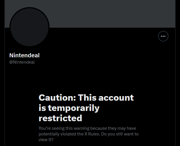 amiiboAlerts's tweet photo. HELP! 🚨 @Nintendeal has been restricted for 4 days!

- No response to our open @Support case
- No response to our DM to @Premium
- No email, DM, or message of any kind indicating why the account is restricted

I don't know what else to do at this point so I'm turning to the community for help. Please let me know if you have any insight into how to get this resolved ASAP.

A total shot in the dark but I'm tagging @elonmusk just in case...