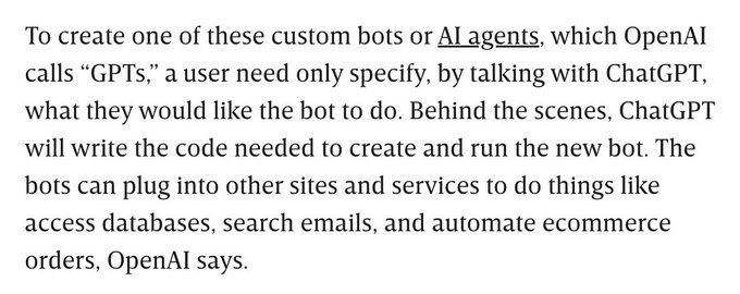 OpenAI Wants Everyone to Build Their Own Version of ChatGPT https://t.co/4FFhJ4NtFj https://t.co/sNt