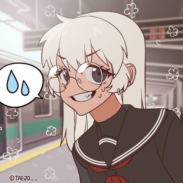 Kr0cc's tweet photo. "Would you sit next to me?" 
You can't! Because I missed my fuckin train!!

But that's ok because I carry literally everything with me at all times https://t.co/e1FY2GWhek