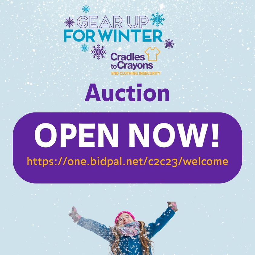 Our #GearUpForWinter Auction is officially OPEN!  Choose from more than 100 fabulous items &amp; experiences, with all proceeds supporting our efforts to keep 35,000 local children warm this winter.

Preview the catalog &amp; start bidding here: one.bidpal.net/c2c23/welcome

#Auction #Winter