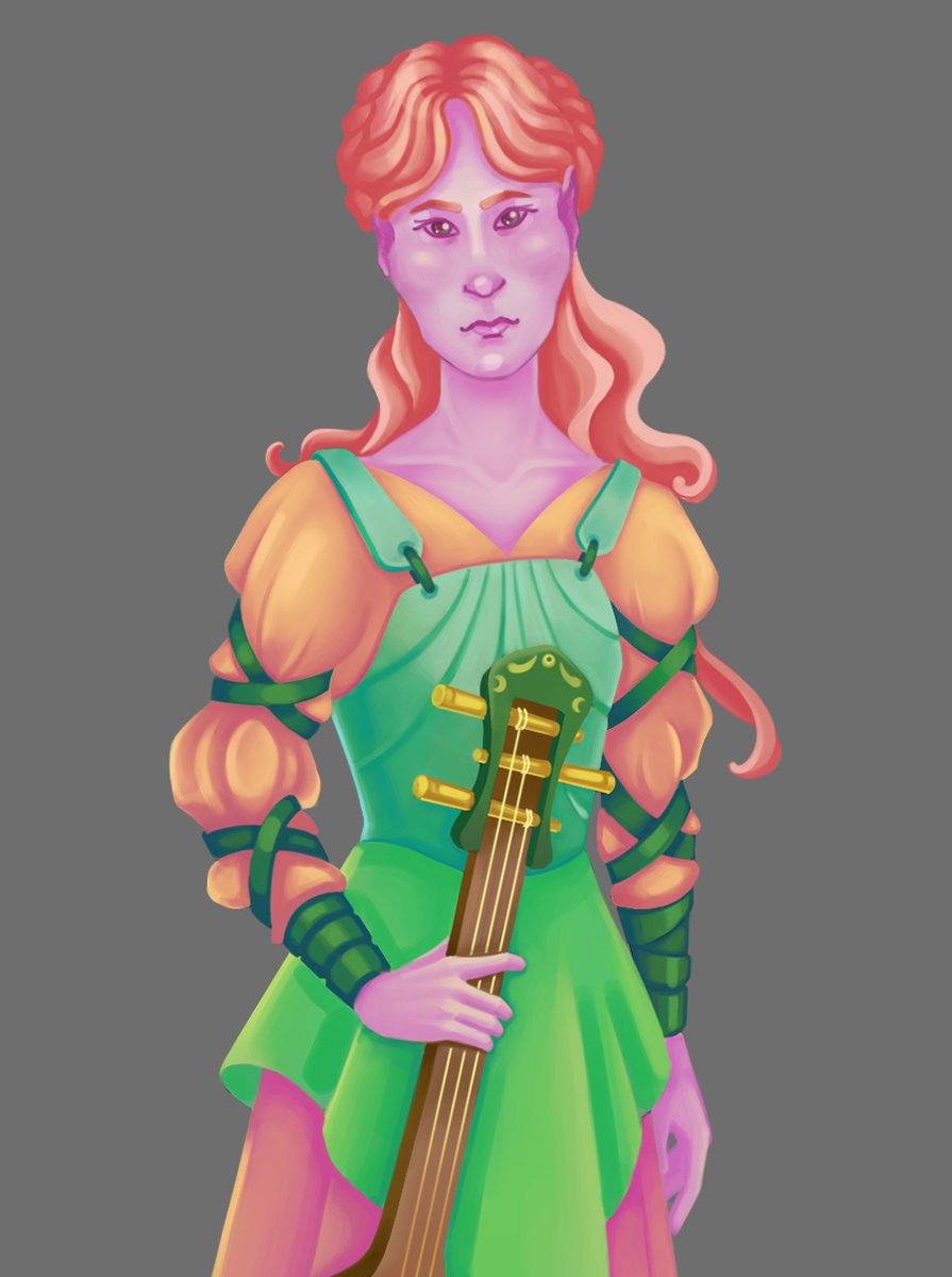 anymorener's tweet photo. #elf #bard #dnd #digitalart #art https://t.co/2UCV0kKtIt