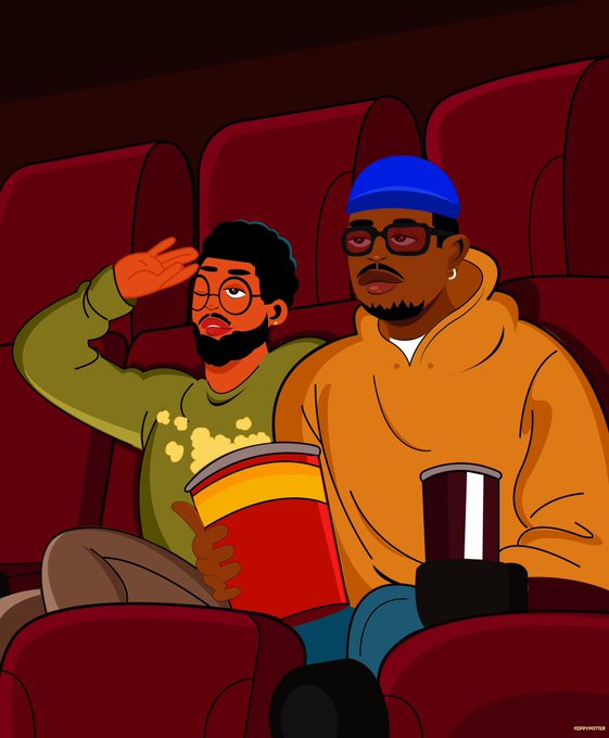 「2boys popcorn」 illustration images(Latest)