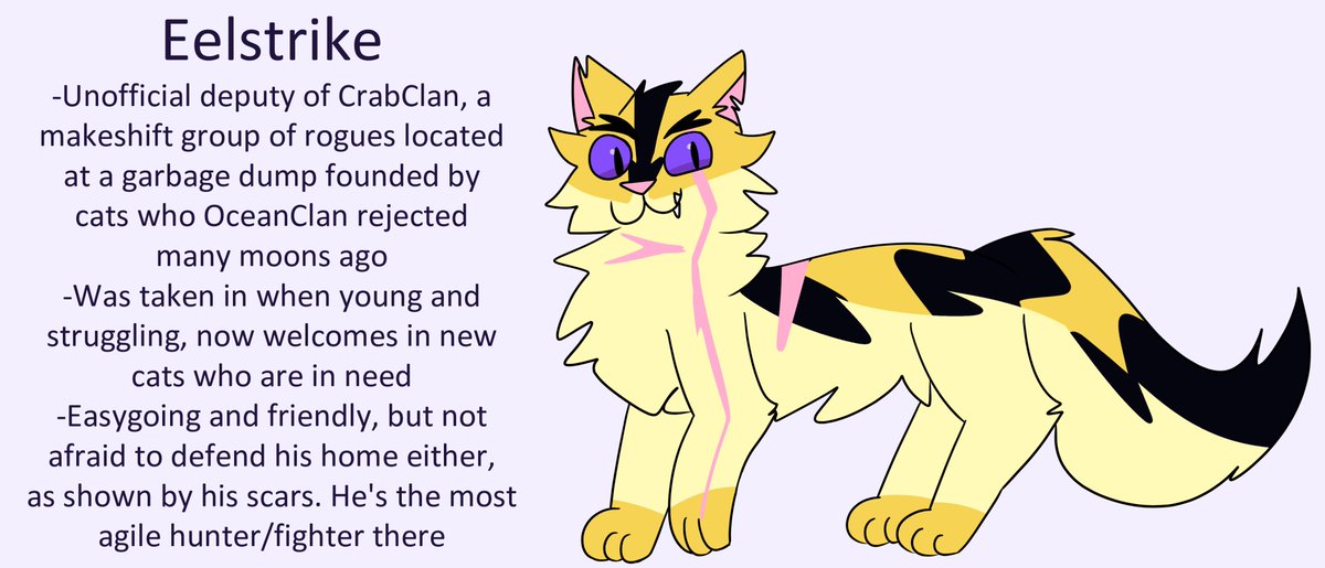 i messed around and made an abysseel warrior cats au for funsies by adding on to my original abyss monarch warrior cat concept lol #abysseel