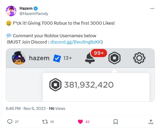 JustMeHalo_'s tweet photo. @HazemParody hey i liked before it hit 50 GG
user: vort5_x https://t.co/T5KQKm4TpT