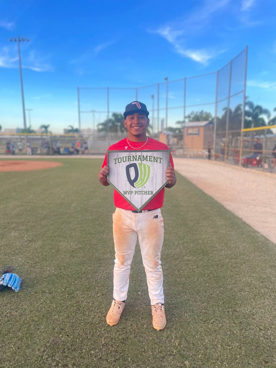 ProspectWire's tweet photo. 2023 Treasure Coast Classic
Upperclass Division
#PWBaseball🏴‍☠️
#PWChampions🏆

🏆: FL Elite 18U Scout
Tournament Champions

🥇: Nico Williams
Tournament MVP

💪🏼: Samir Hurtado
Tournament MVPitcher https://t.co/ghkx4RpHgI