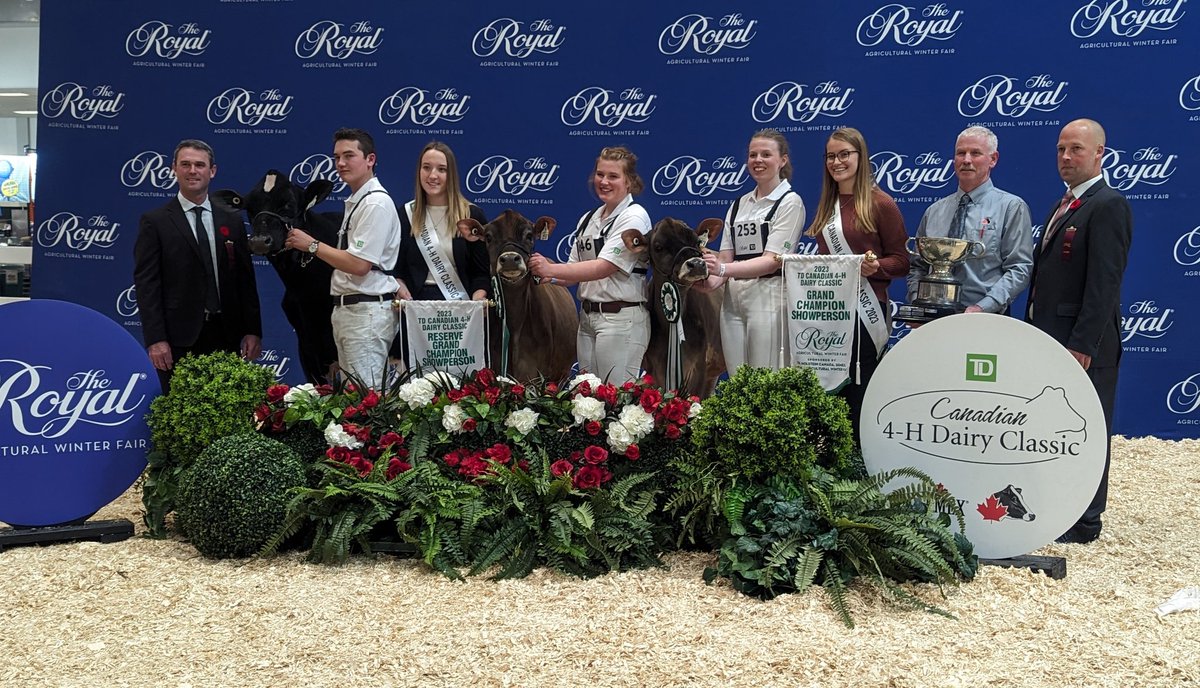 Our Grand Champion show people  Grand Taylor VanderMeulen Reserve Denise Sayles and Hon Mention Keaton Phoenix