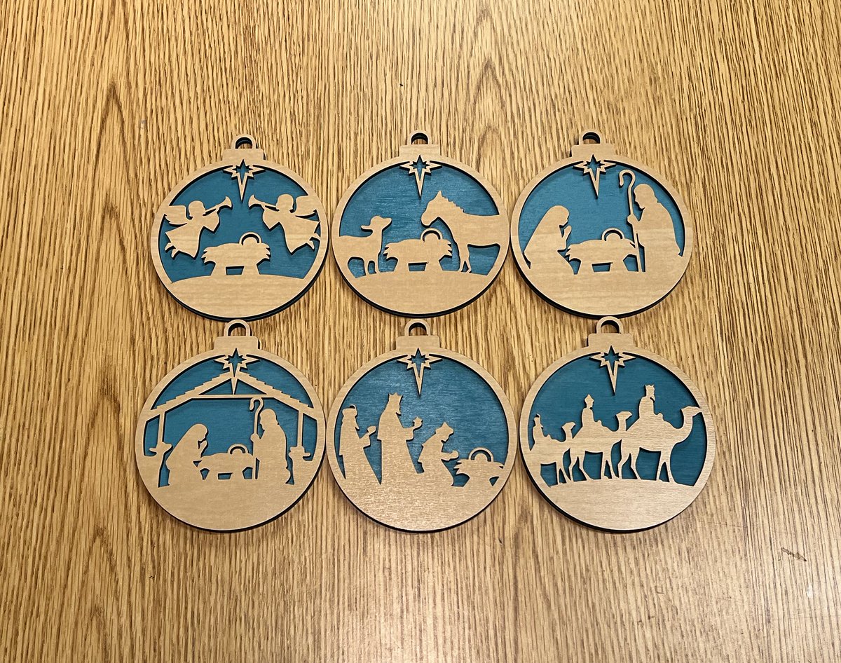 ThunderstruckWS's tweet photo. Christmas Nativity Ornaments https://t.co/6xDKldK333 via @Etsy https://t.co/cixd2btG9B