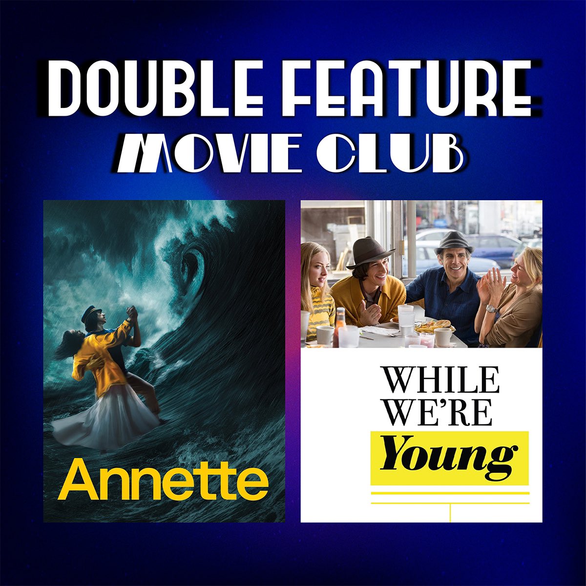 It’s our 2nd annual Adam Driver Night!

Cade and Diane are joined by <a href="/samueldcarrico/">Sam</a> to discuss two movies: Annette (2021) and While We’re Young (2014). There was some polarizing takes on this one!

▶️: youtube.com/live/YB-gMWdHN…
🎧: linktr.ee/doublefeaturemc