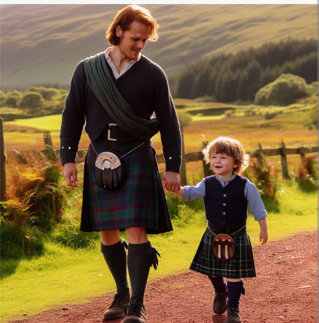 SamwiseKitkat's tweet image. E se Jamie e Claire tivessem um little Fraser? 🥹🥹🥹