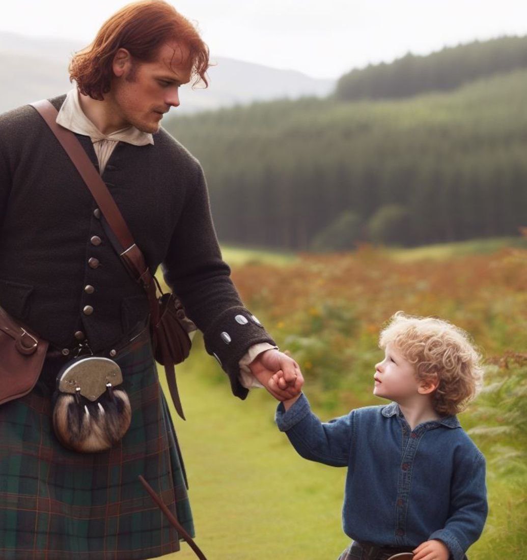SamwiseKitkat's tweet image. E se Jamie e Claire tivessem um little Fraser? 🥹🥹🥹