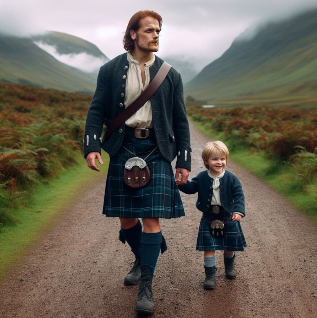 SamwiseKitkat's tweet image. E se Jamie e Claire tivessem um little Fraser? 🥹🥹🥹