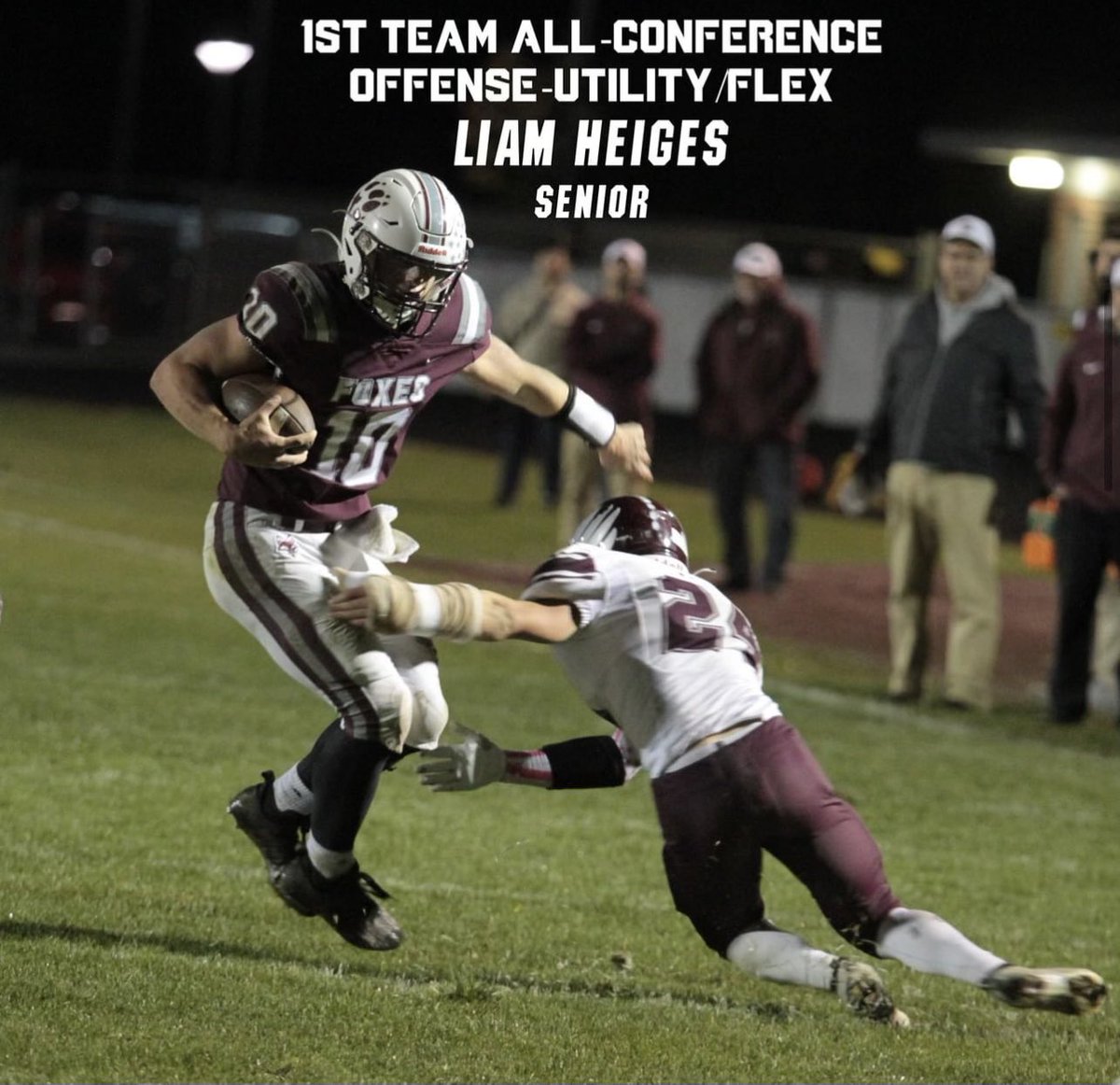Liam_Heiges's tweet photo. I am very blessed to have been voted 1st Team All-Conference for both Offense and Defense in the NEC! https://t.co/lQQSl6wixX