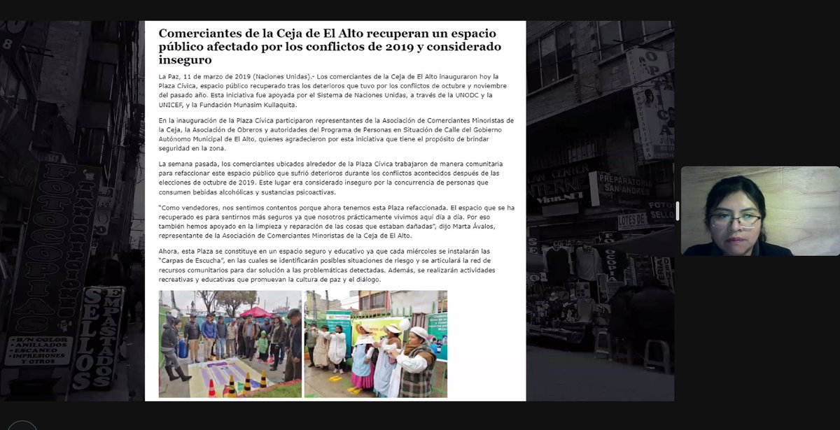 ibu_bo's tweet photo. Terminamos la 1ra jornada del II Congreso Boliviano de Urbanismo, con el debate en la mesa de Otros Saberes, con la última exposición de Vania Calle, sobre la #construcciónsimbólica y urbana de #LaCeja de #ElAlto en un contexto metropolitano
#Bolivia #IBU #CBU #otrossaberes https://t.co/YQzVQj5ztY