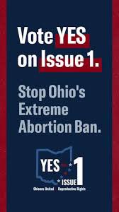 Calling all Ohioans Get out and vote and take a friend tomorrow. Help enshrine women’s rights into the state constitution 🙌🏼#VoteYesOnIssue1 #VoteyesOnIssue2 
💙💙💙💙💙💙💙 
Protect your Daughters and Granddaughters right to reproductive freedom.