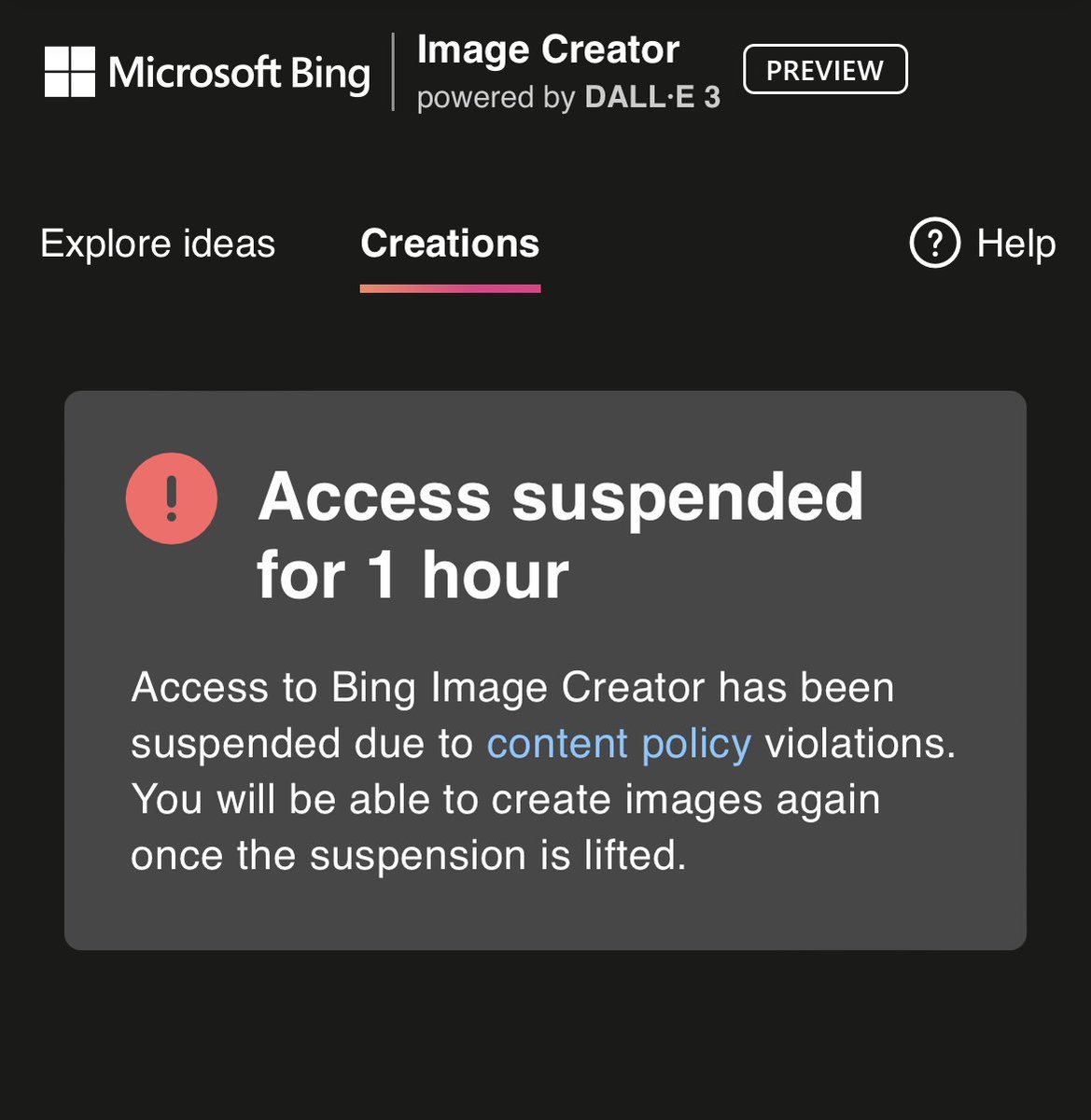 All I asked for was some fun pictures of Jesus and 45 laughing and dancing. And here I though @bing was MAGA country.
