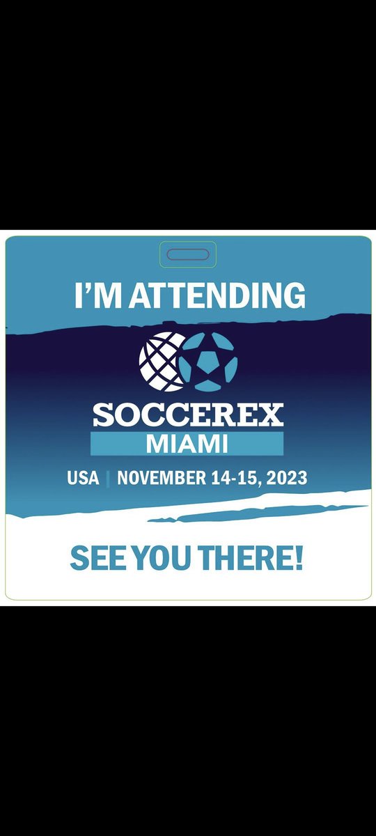 I will be in attendance at #Soccerex Miami next week and am looking forward to connecting with colleagues throughout the industry. Please don't hesitate to reach out to ensure that we connect.