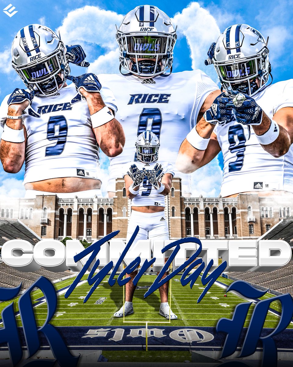 COMMITTED!!!🦉 
#GoOwls #RFND 
@RiceFootball @RiceOwlsFB @RiceUniversity @mbloom11 @CoachKay713 @CoachTSauer @CoachRegalado @iCoachNash @JessicaMorrey @STHFootball @CoachDavis82 @CoachMcGuire16 @RolstonArnwine @DonnieBaggs_