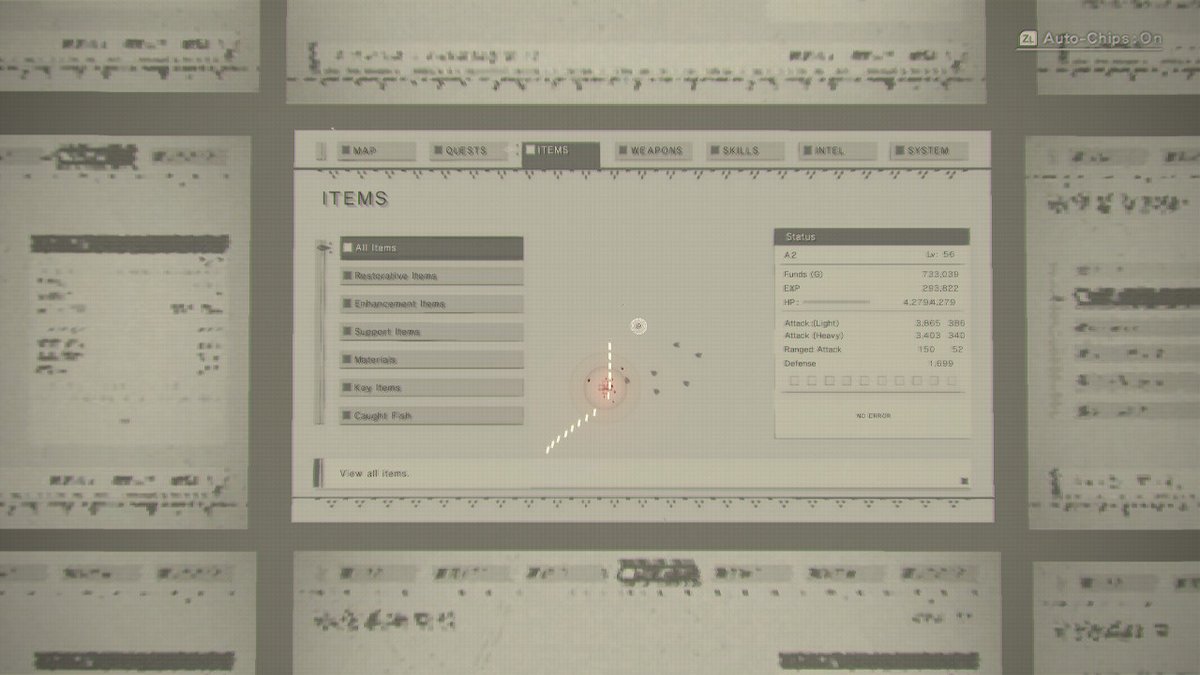SpideyJoe47's tweet photo. The hacking is fun but the A2 fight was a nice touch! #NieR #NieRAutomata  #NintendoSwitch https://t.co/dce4uSiUCA