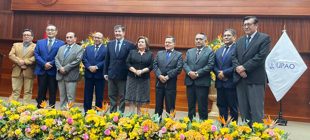 “El sector académico es un socio estratégico para concretar, replicar y escalar iniciativas de desarrollo en todo el país y para el logro de #ODS”, Coordinador Residente <a href="/ONUPeru/">Naciones Unidas Perú</a> <a href="/GarafulicIgor/">Igor Garafulic</a> durante inauguración de Semana de Responsabilidad Social Universitaria de la <a href="/upao/">UPAO</a>.